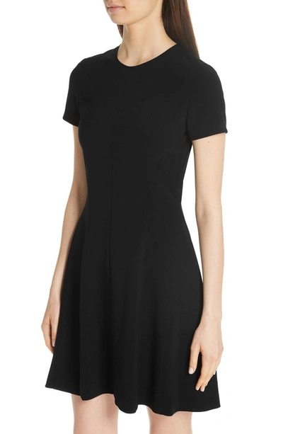 Shop Theory Modern Seamed Dress In Black