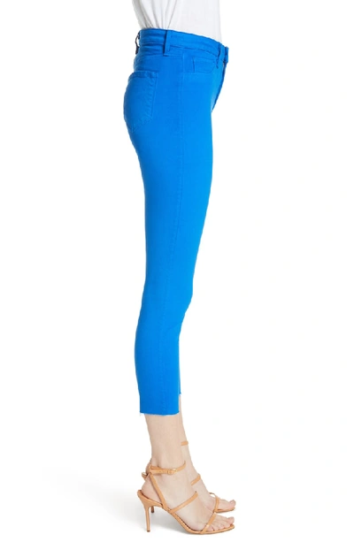 Shop L Agence Margot Crop Skinny Jeans In Princess Blue