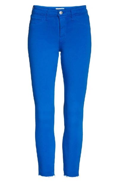 Shop L Agence Margot Crop Skinny Jeans In Princess Blue