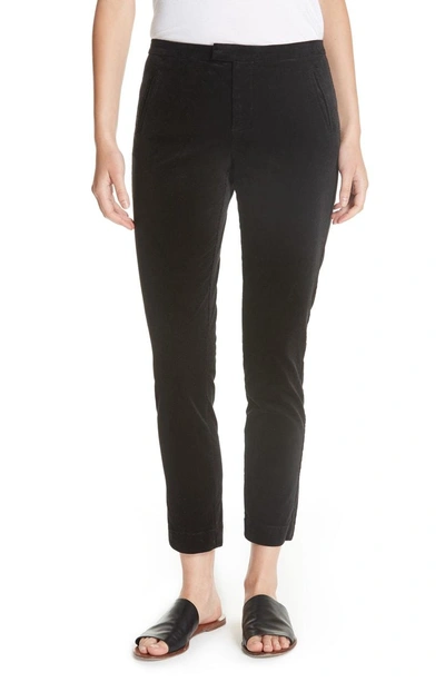 Shop Atm Anthony Thomas Melillo Stretch Corduroy Slim Pants In Black