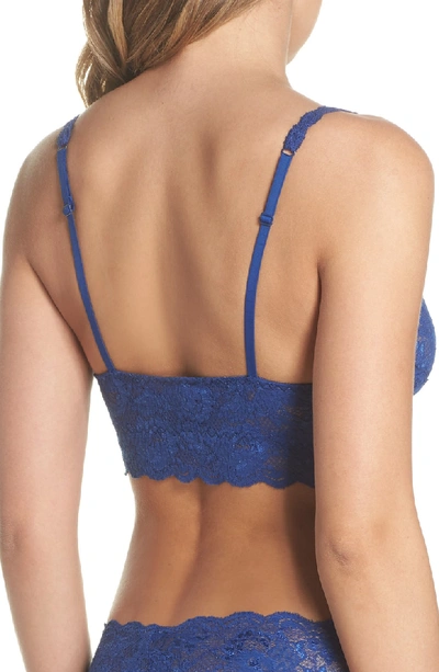 Shop Cosabella 'never Say Never Sweetie' Bralette In Marine Blue
