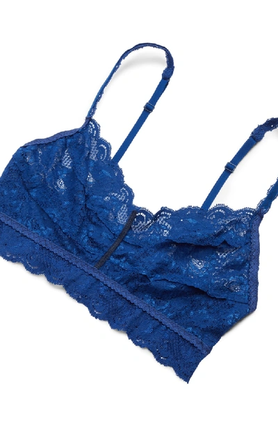 Shop Cosabella 'never Say Never Sweetie' Bralette In Marine Blue