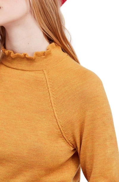 Shop Free People Needle & Thread Merino Wool Sweater In Mustard