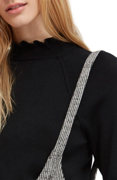 Shop Free People Needle & Thread Merino Wool Sweater In Black