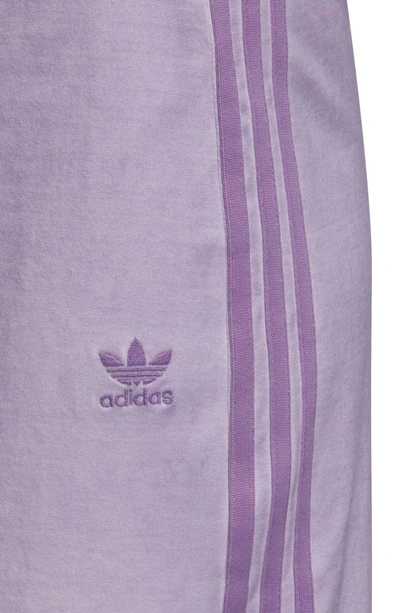 Shop Adidas Originals 3-stripes Skirt In Purple Glow