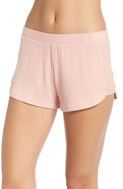 Shop Cosabella Phoenix Pajama Shorts In Mauvelous