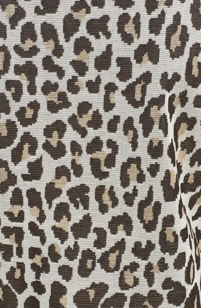 Shop Ming Wang Leopard Print Jacket In Multi