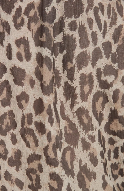 Shop Nicholas Leopard Print Silk Wrap Top
