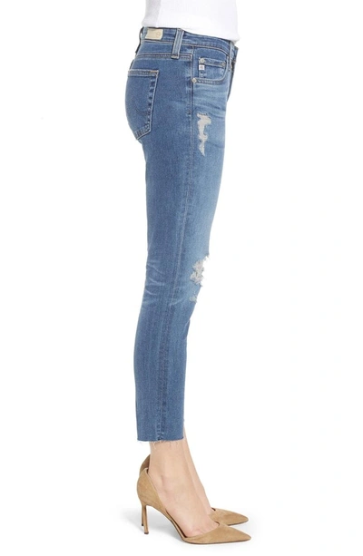 Shop Ag Prima Crop Skinny Jeans In 13 Years Pacifica Destructed