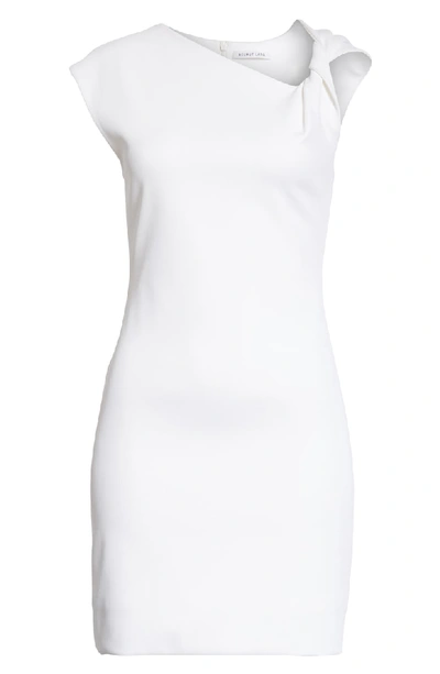 Shop Helmut Lang Twist Strap Dress In Natural White