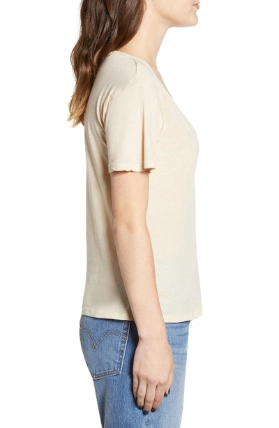Shop Project Social T The Softest V-neck Tee In Spanish Sand
