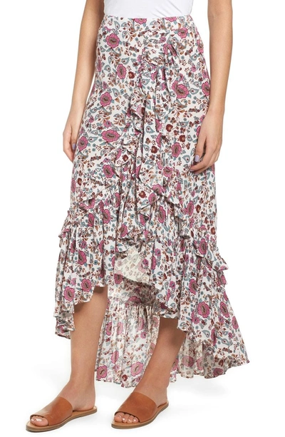 Shop Raga Summer Bloom Ruffle Skirt In Pink