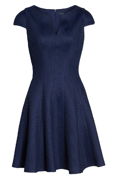 Shop Julia Jordan Fit & Flare Dress In Navy