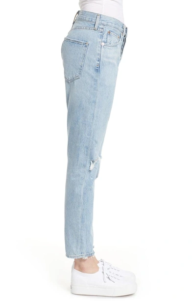 Shop Agolde Jamie High Waist Classic Jeans In Shakedown