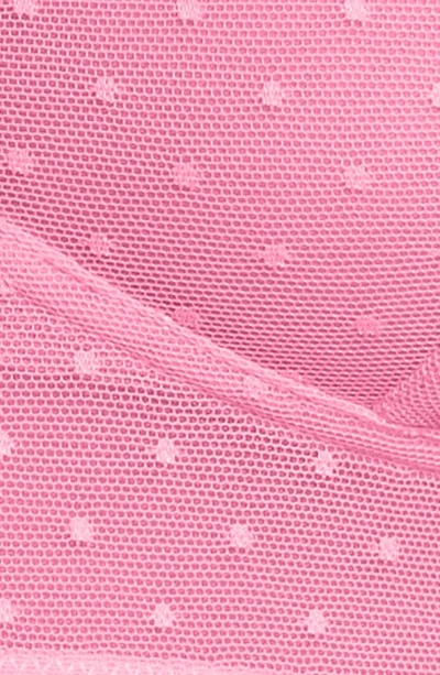 Shop Madewell Marisa Swiss Dot Longline Bralette In Candy Pink