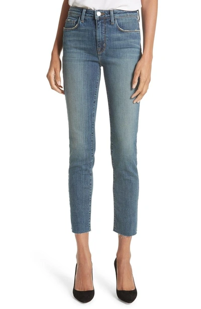 Shop L Agence Luna Skinny Jeans In Lagoon