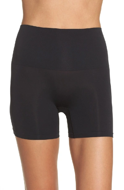 Shop Yummie By Heather Thomson Ultralight Seamless Shaping Shorts In Black
