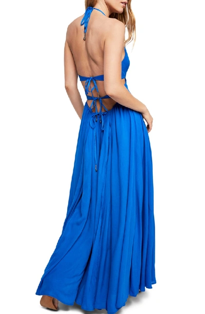 Shop Free People Lillie Maxi Dress In Sapphire