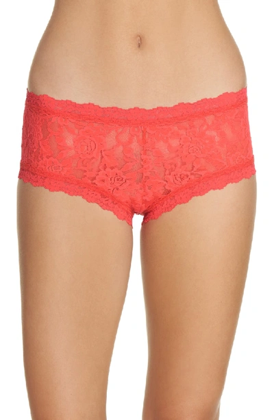 Shop Hanky Panky Signature Lace Boyshorts In Coral Gables