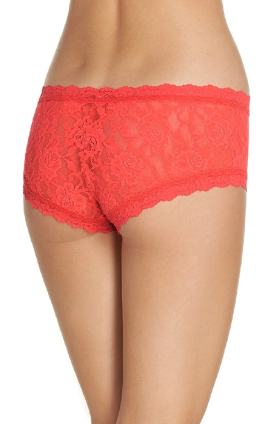Shop Hanky Panky Signature Lace Boyshorts In Coral Gables