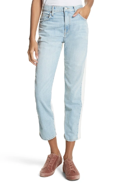 Joie Ace Two-tone Mid-rise Straight-leg Jeans In Vice Versa | ModeSens