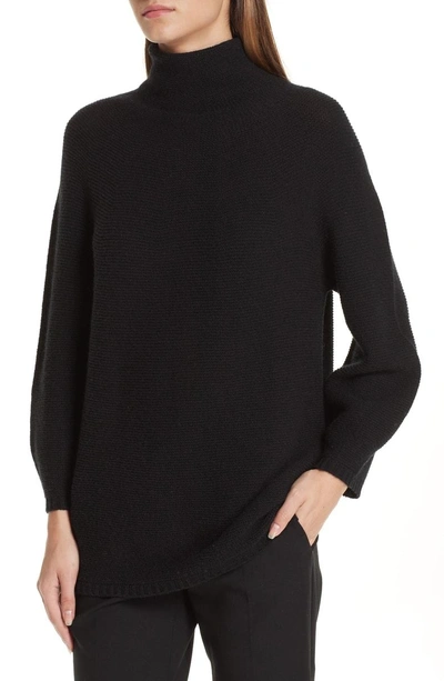 Shop Max Mara Etrusco Wool & Cashmere Turtleneck Sweater In Black