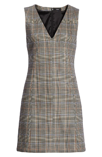 Shop Theory Autumn Plaid A-line Dress In Multi