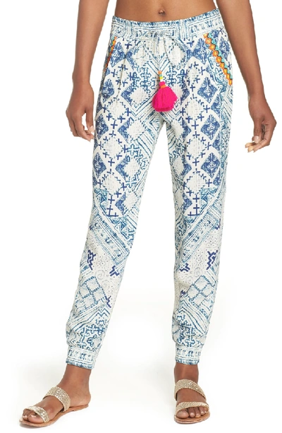 Shop Hemant & Nandita Tasseled Cover-up Pants In Lucian