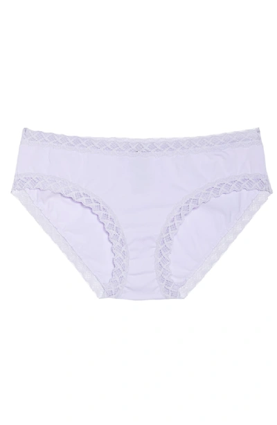 Shop Natori Bliss Cotton Girl Briefs In Misty Lilac