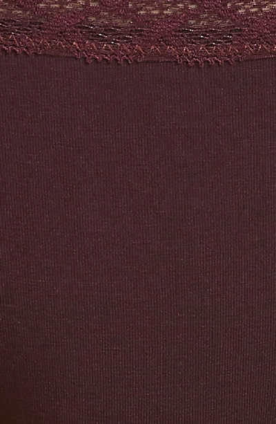 Shop Natori Bliss Cotton Girl Briefs In Potent Purple