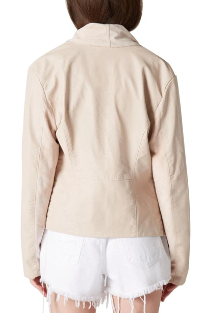 Shop Blanknyc Drape Front Jacket In Plush
