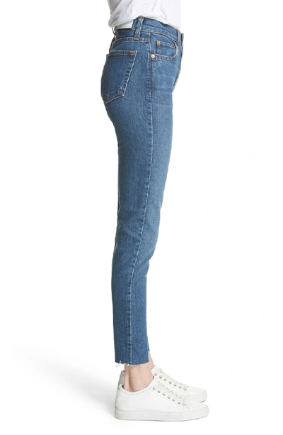 Shop Re/done High Waist Stretch Crop Jeans In Forever Rinse