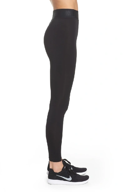 Shop Nike Leg-a-see High Waist Leggings In Black/ White