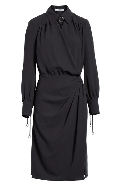 Shop Altuzarra Kat Drape Front Dress In Black