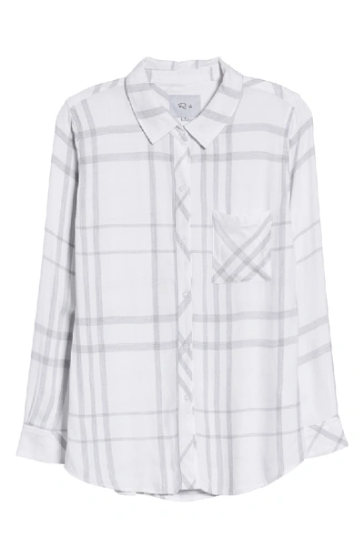 Shop Rails 'hunter' Plaid Shirt In White/ Charcoal
