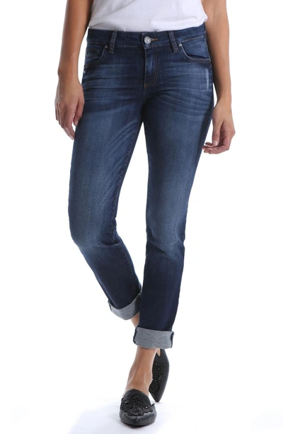 Shop Kut From The Kloth Catherine Distressed Boyfriend Jeans In Present