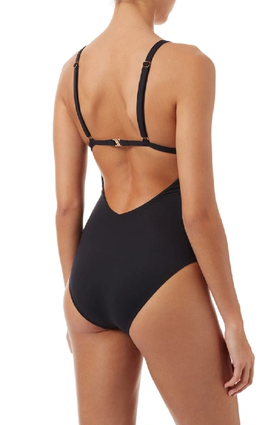 Shop Melissa Odabash Havana One-piece Swimsuit In Black