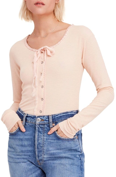 Shop Free People Cecilia Shirt In Pink