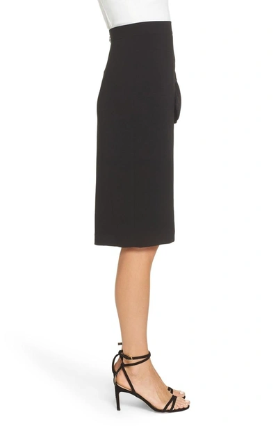 Shop Eliza J Bow Skirt In Black