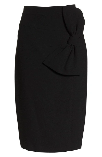Shop Eliza J Bow Skirt In Black