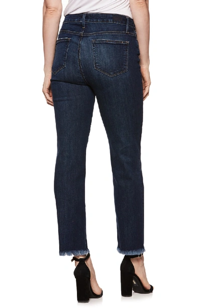 Shop Paige Hoxton Transcend Vintage High Waist Ankle Straight Leg Jeans In Mazzetti