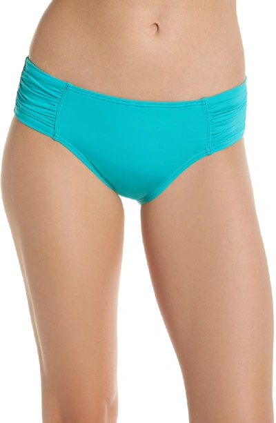 Shop Tommy Bahama 'pearl' High Waist Bikini Bottoms In Ming Jade