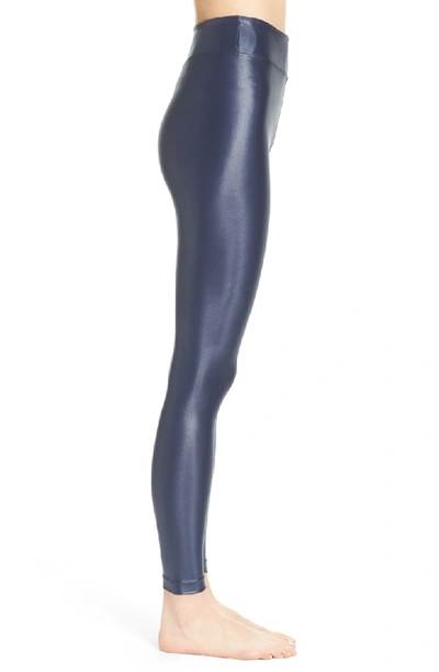 Shop Koral Lustrous High Waist Leggings In Midnight Blue