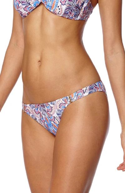 Shop Melissa Odabash Martinique Bikini Bottoms In Feathers