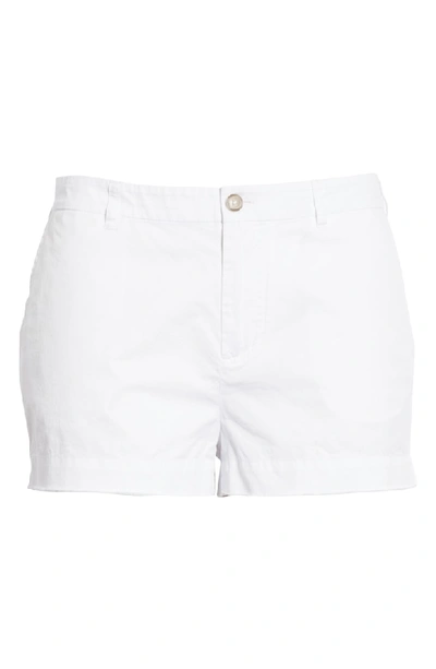 Shop Atm Anthony Thomas Melillo Cotton Poplin Shorts In White