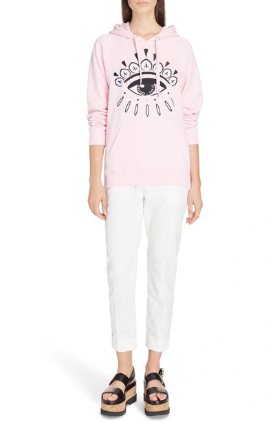 Shop Kenzo Eye Hoodie Sweatshirt In Pink