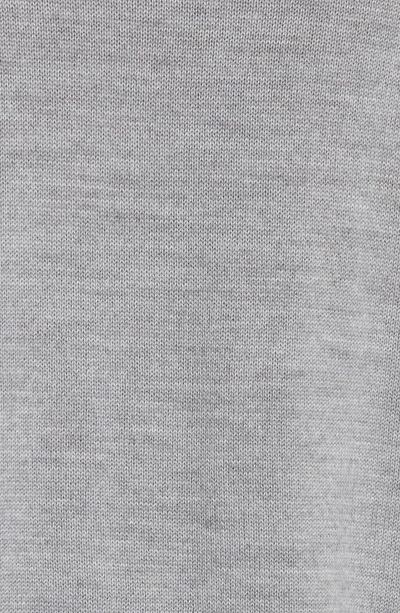 Shop Etre Cecile Stripe Knit Boyfriend Top In Grey Marled