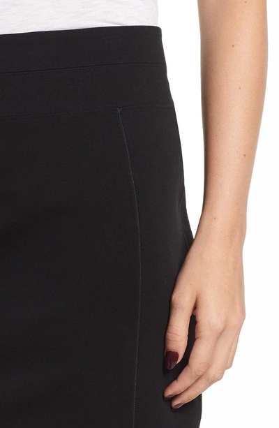 Shop James Perse Zip Panel Skirt In Black