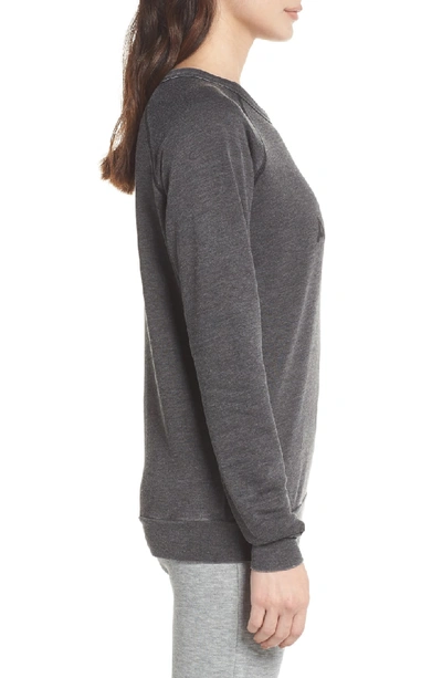 Shop The Laundry Room Airplane Mode Cozy Lounge Sweatshirt In Coal