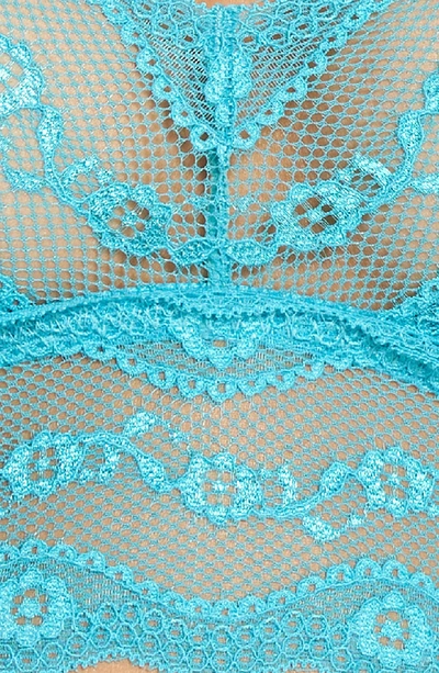 Shop B.tempt'd By Wacoal 'lace Kiss' Bralette In Peacock Blue
